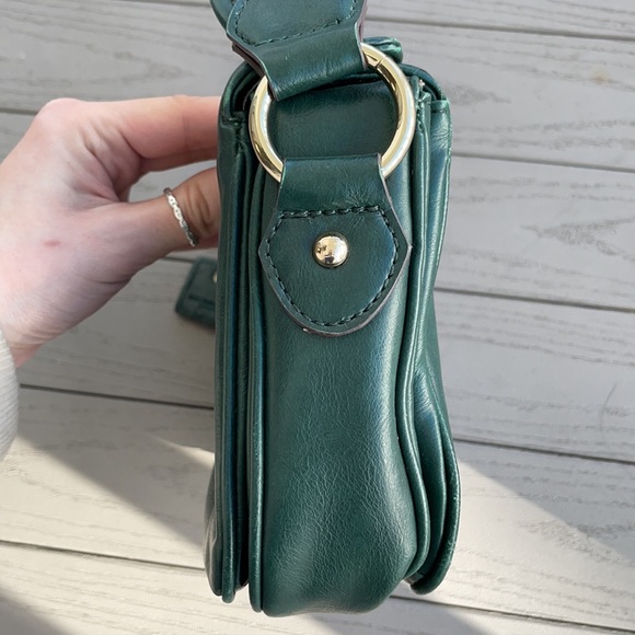 SOLD ON VINTED | Vintage Liz Claiborne Forest Green Shoulder Bag - Picture 9 of 15